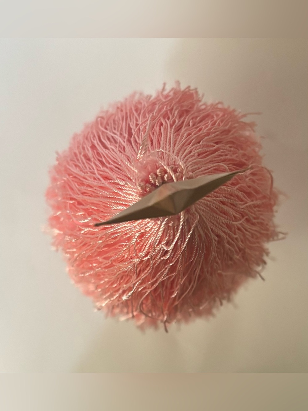 Christmas tabletop fringe tree NEW NWT pink decor 16”H - Picture 8 of 10